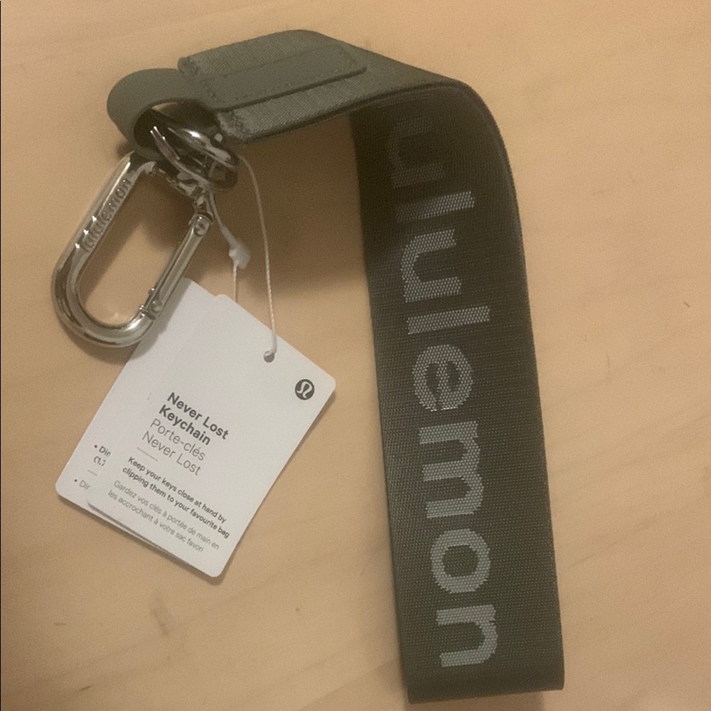 lululemon athletica Black Keychain Bag Accessory